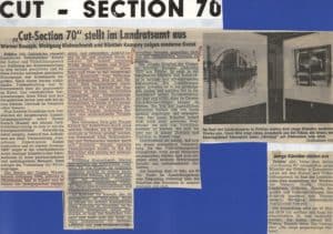 “Cut-Section 70” stellt im Landratsamt aus