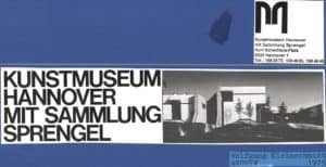 Kunstmuseum hannover mit sammlung sprengel, 1975
